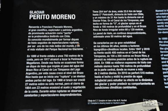 Muitas informações no museu do Glaciarium, perto de El Calafate, no sul da Argentina